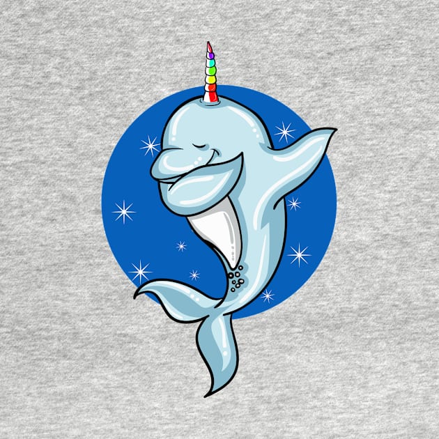 'Dabbing Unicorn Narwhal' Funny Dabbing Animal Gift by ourwackyhome